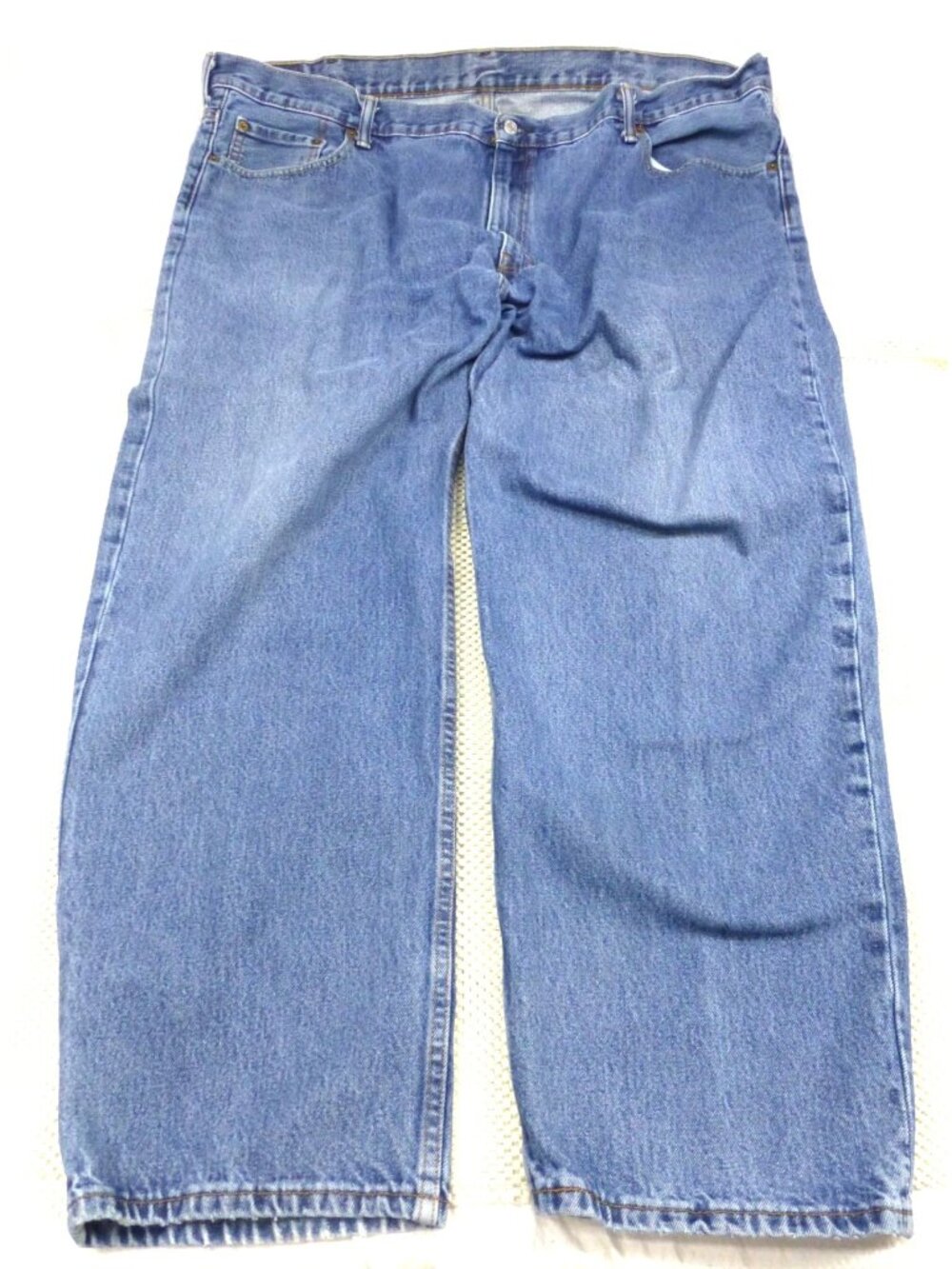 Levis 550 Relaxed‎ Fit Blue Jeans 48x32 Mens Denim Classic Straight Leg